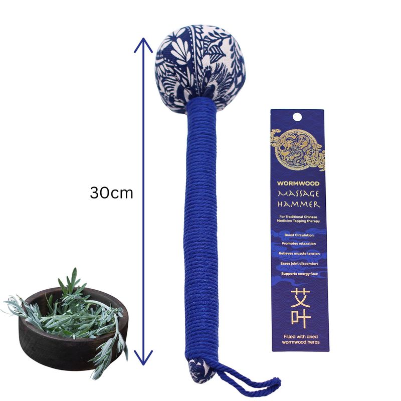 Marteau de Massage à l’Armoise – Bleu
