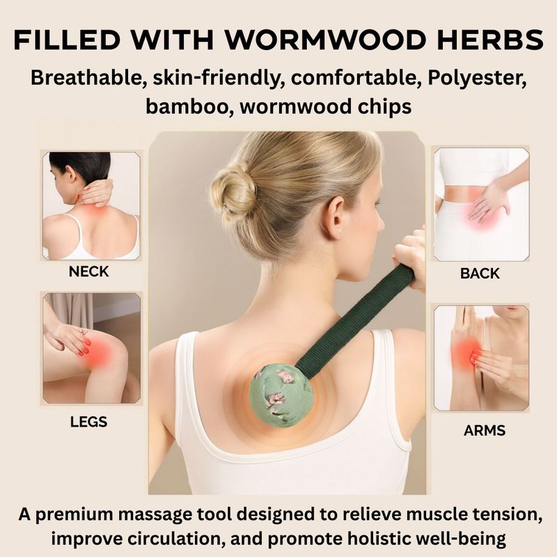 Marteau de Massage à l’Armoise – Vert