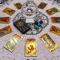 Tapis de Tirage tarot – Soleil (75x75 cm)