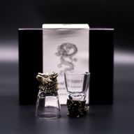 Verres à shot (50 ml) – Créatures de la Forêt Sauvage – Bronze Antique