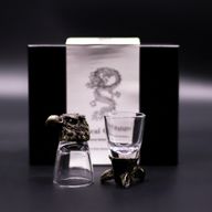 Verres à shot (50 ml) – Créatures de la Forêt Sauvage – Bronze Antique