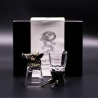 Verres à shot (50 ml) – Créatures de la Forêt Sauvage – Bronze Antique