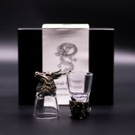 Verres à shot (50 ml) – Créatures de la Forêt Sauvage – Bronze Antique