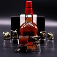 Verres à shot (50 ml) – Créatures de la Forêt Sauvage – Bronze Antique