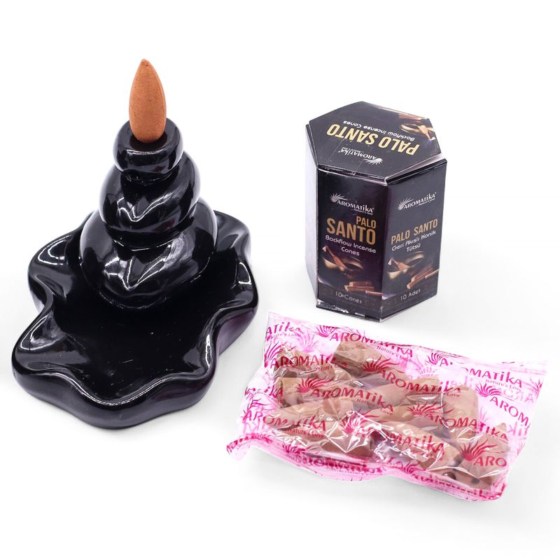 Pack de 10 Encens Masala Backflow - Palo Santo