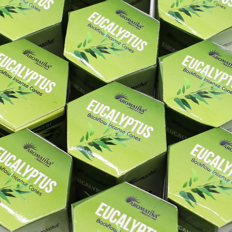 Pack de 10 Encens Masala Backflow - Eucalyptus