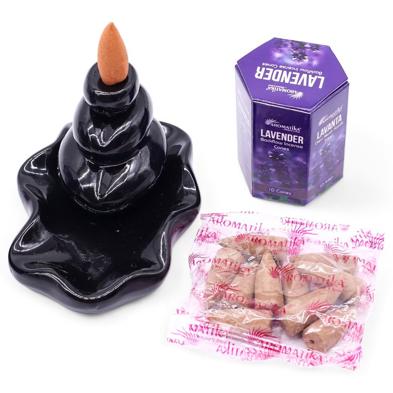 Pack de 10 Encens Masala Backflow - Lavande
