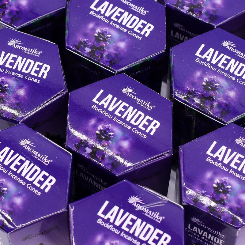 Pack de 10 Encens Masala Backflow - Lavande