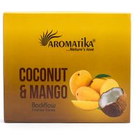 Pack de 10 Encens Masala Backflow - Noix de Coco et Mangue