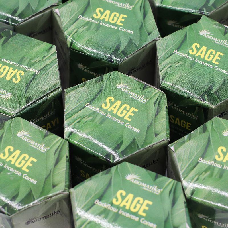 Pack de 10 Encens Masala Backflow - Sauge