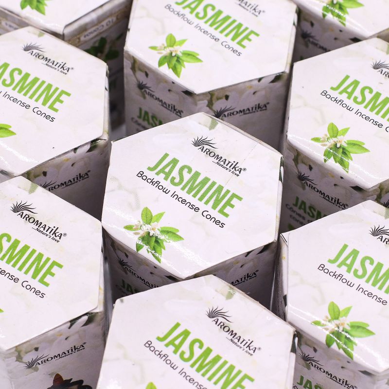 Pack de 10 Encens Masala Backflow - Jasmin