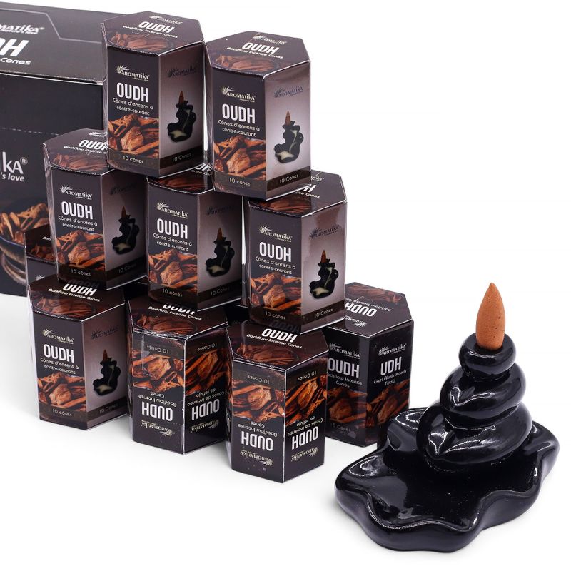 Pack de 10 Encens Masala Backflow - Oudh