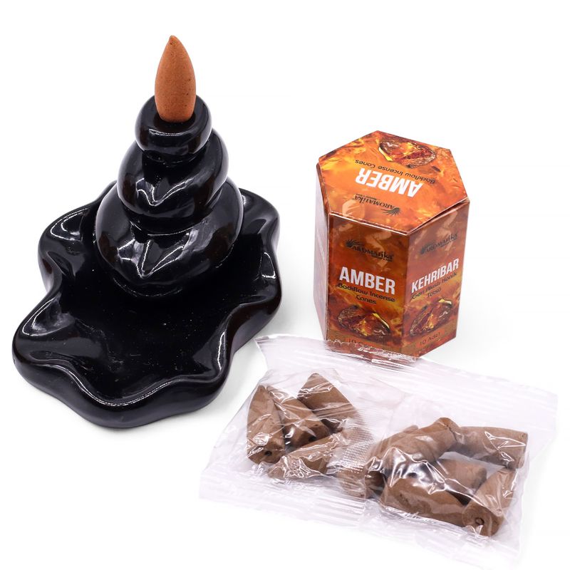 Pack de 10 Encens Masala Backflow - Ambre