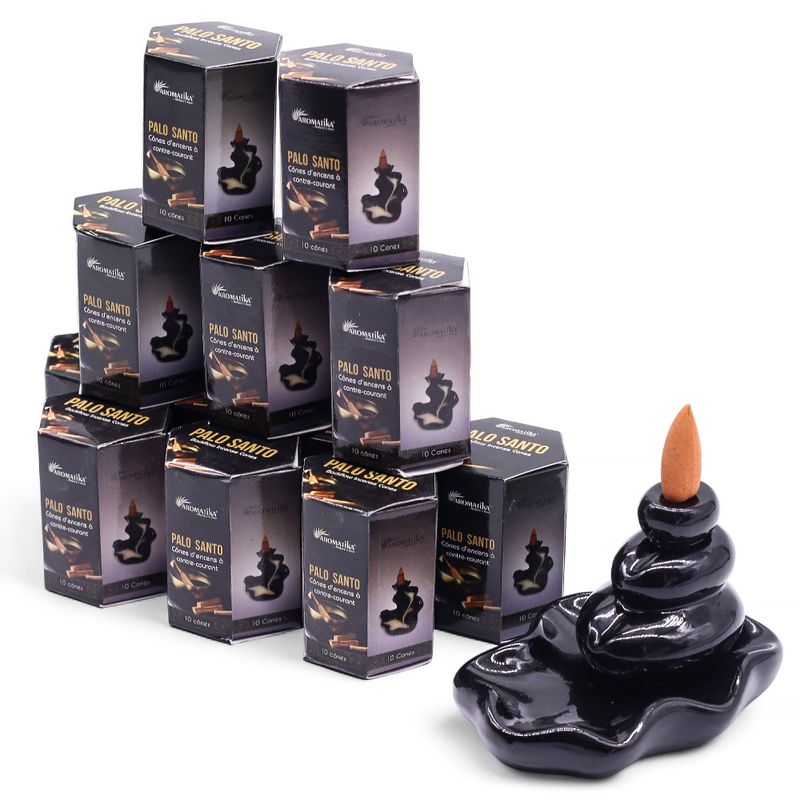 Pack de 10 Encens Masala Backflow - Palo Santo