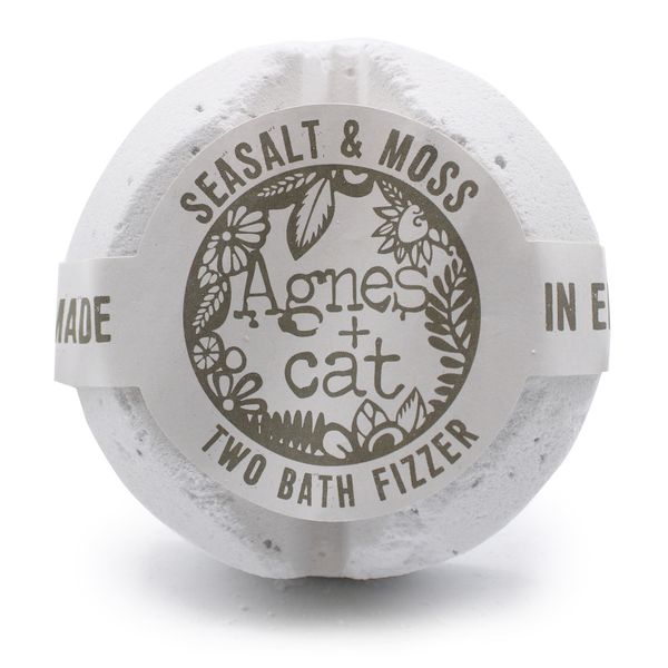 Bombe de bain - Sel de mer et mousse