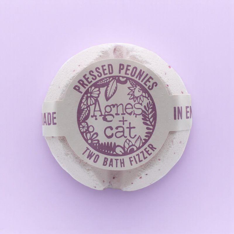 Bombe de bain - Pivoines pressées