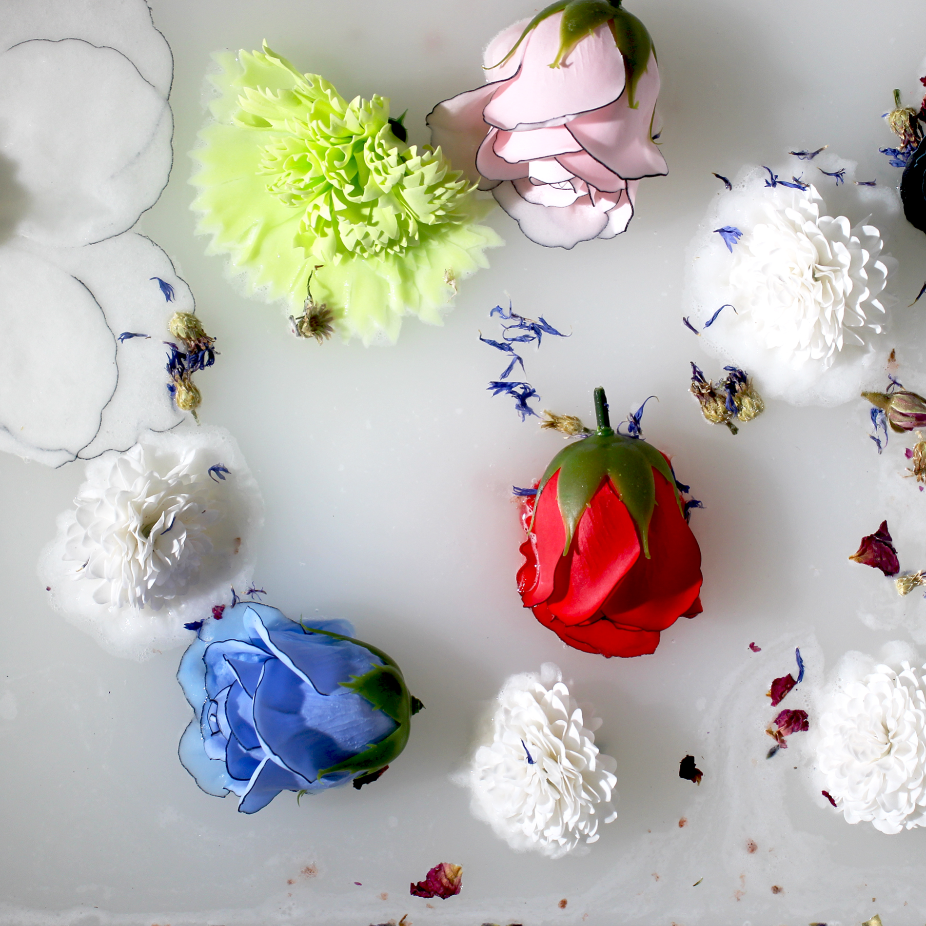 Fleurs de Savon & Accessoires pour Bouquets DIY