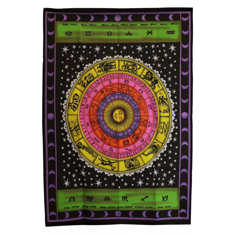 Tenture en coton (70x110 cm) – Zodiaque Coloré
