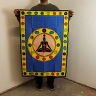 Tenture en coton (70x110 cm) – Chakras Vibrants
