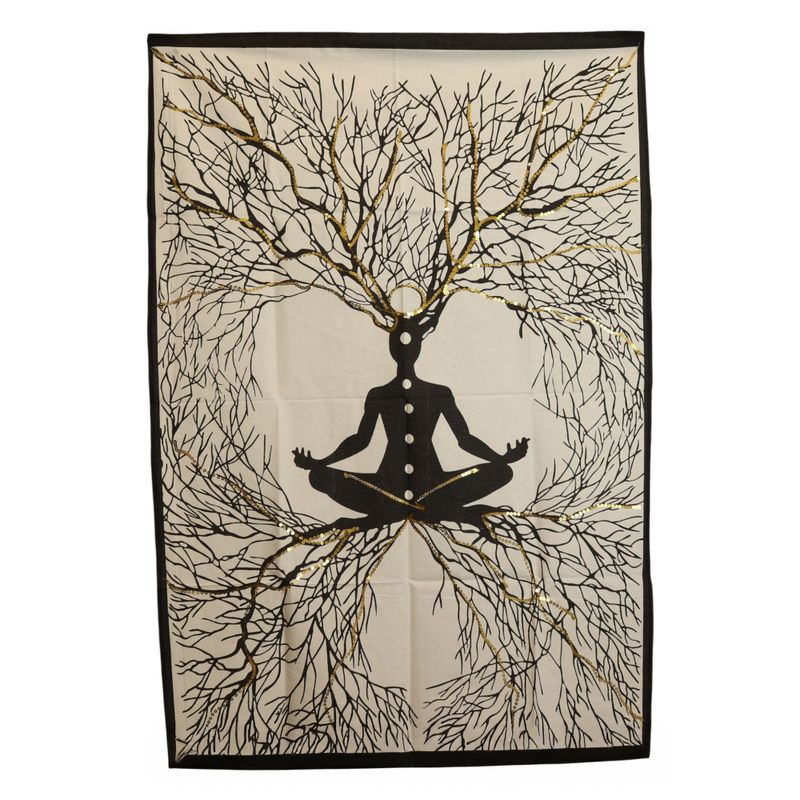 Tenture en coton (70x110 cm) – Connexion Terrestre des Chakras
