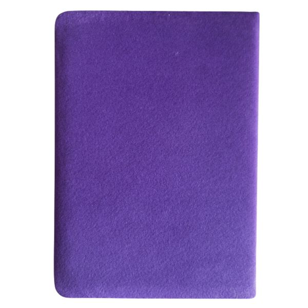Carnet en velours Violet "Créez la magie" 80 pages lignées