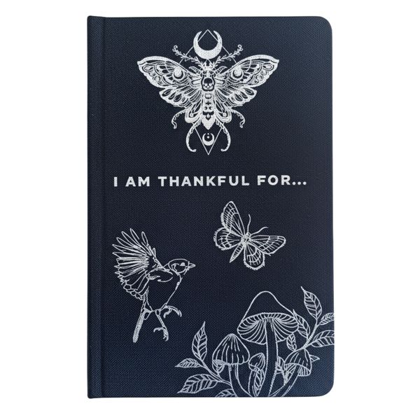Journal de gratitude rigide 120 pages Noir & Argent