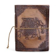 Carnets ésotériques cuir assortis (15x11,5 cm) – Présentoir