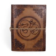 Carnets ésotériques cuir assortis (15x11,5 cm) – Présentoir