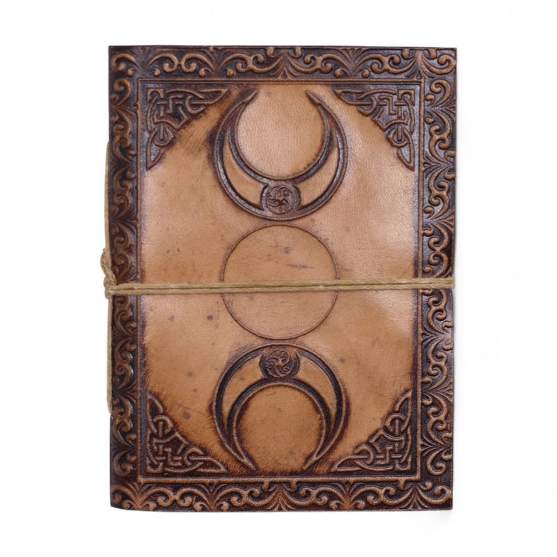 Carnets ésotériques cuir assortis (15x11,5 cm) – Présentoir