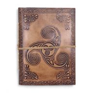 Carnets ésotériques cuir assortis (15x11,5 cm) – Présentoir