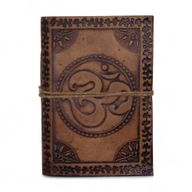 Carnets ésotériques cuir assortis moyens (12,5x9 cm) – Présentoir