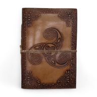 Carnets ésotériques cuir assortis moyens (12,5x9 cm) – Présentoir