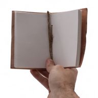 Carnets ésotériques cuir assortis moyens (12,5x9 cm) – Présentoir