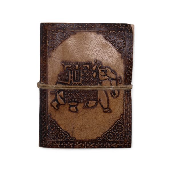 Petits carnets ésotériques cuir assortis (10x7,5 cm) – Présentoir