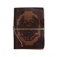 Petits carnets ésotériques cuir assortis (10x7,5 cm) – Présentoir