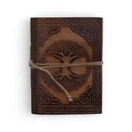 Petits carnets ésotériques cuir assortis (10x7,5 cm) – Présentoir
