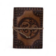 Petits carnets ésotériques cuir assortis (10x7,5 cm) – Présentoir