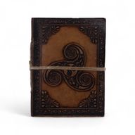 Petits carnets ésotériques cuir assortis (10x7,5 cm) – Présentoir