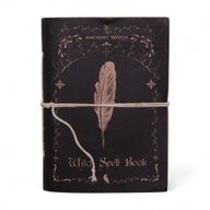 Carnets rituels sorcière cuir assortis (15x11,5 cm) – Présentoir