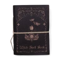 Carnets rituels sorcière cuir assortis (15x11,5 cm) – Présentoir