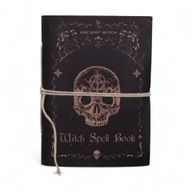 Carnets rituels sorcière cuir assortis (15x11,5 cm) – Présentoir