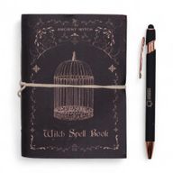 Carnets rituels sorcière cuir assortis (15x11,5 cm) – Présentoir