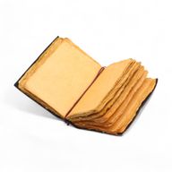 Carnet cuir épais bords frangés (12,5x9 cm) – Chaque jour n’est pas divin
