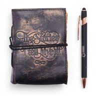 Carnet cuir épais bords frangés (12,5x9 cm) – Histoires que je me raconte