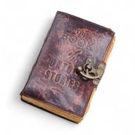 Carnet cuir épais bords frangés (15x10 cm) – Livre des histoires oubliées