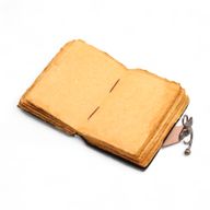 Carnet cuir épais bords frangés (15x10 cm) – Livre des histoires oubliées