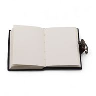Carnet cuir imprimé (18x13 cm) – Stop à la Procrastination – 200 pages unies
