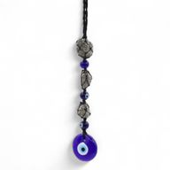 Pendent Pyrite & Perles – Œil Protecteur
