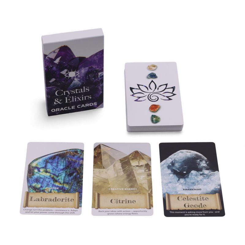 Cartes Oracle Cristaux & Élixirs – Énergie de Guérison