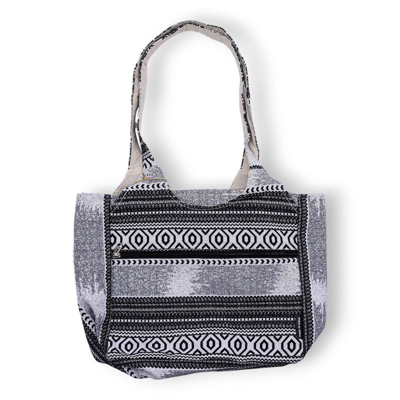 Sacs Jacquard naturels - Caravanes Urbaines - Tissé main